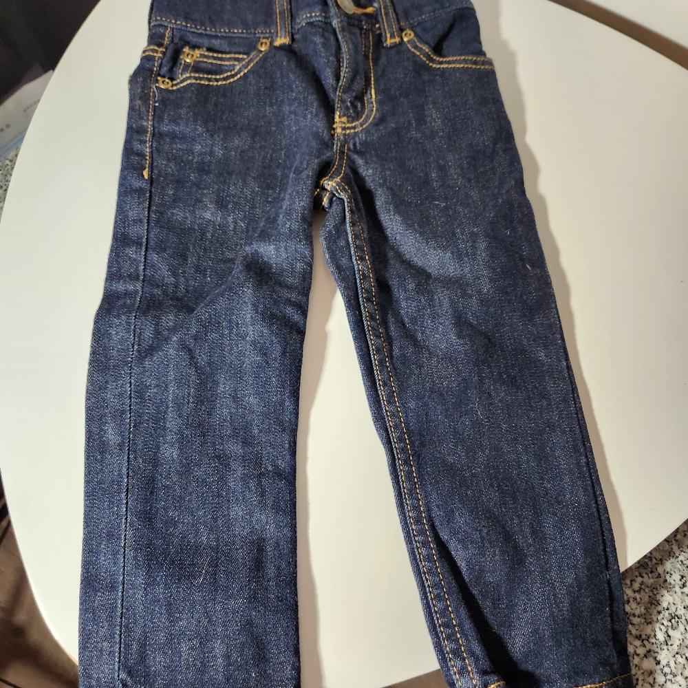 Carter's NWT Blue Skinny Fit Adjustable Waist Jeans Size 2T